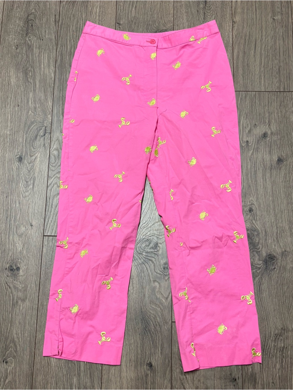 Pink preppy lobster pants size 4